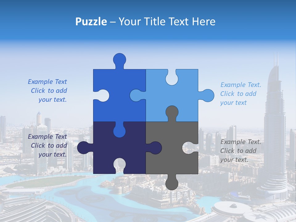 Structure Arabian Building PowerPoint Template