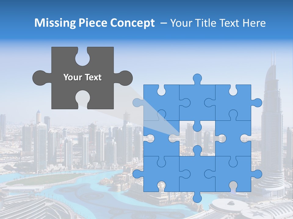 Structure Arabian Building PowerPoint Template