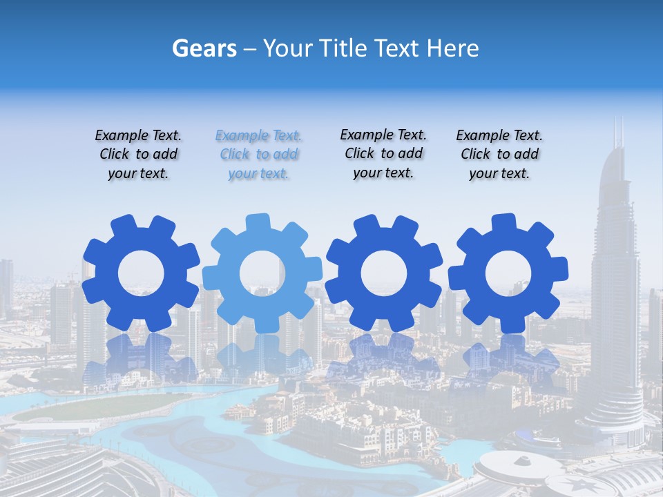 Structure Arabian Building PowerPoint Template