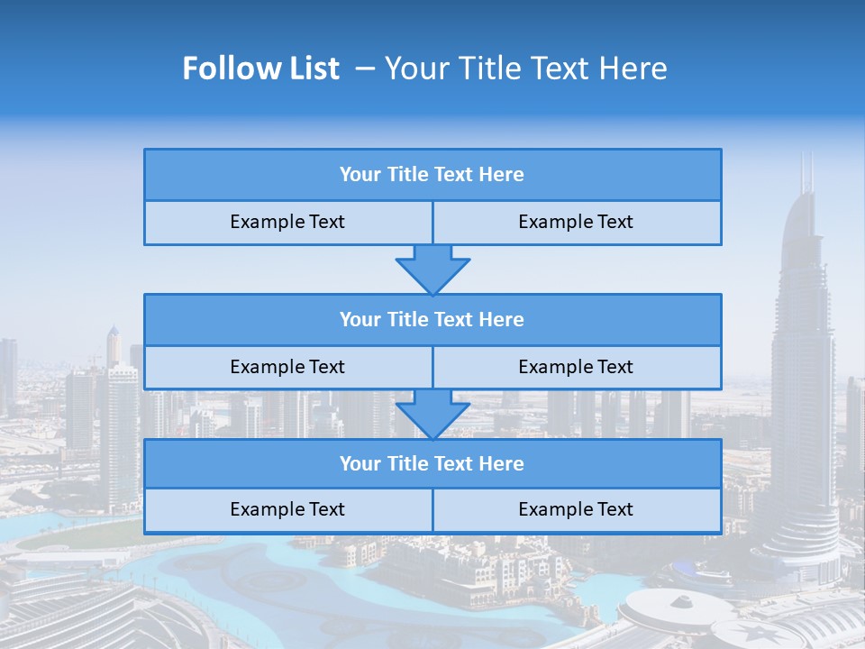 Structure Arabian Building PowerPoint Template