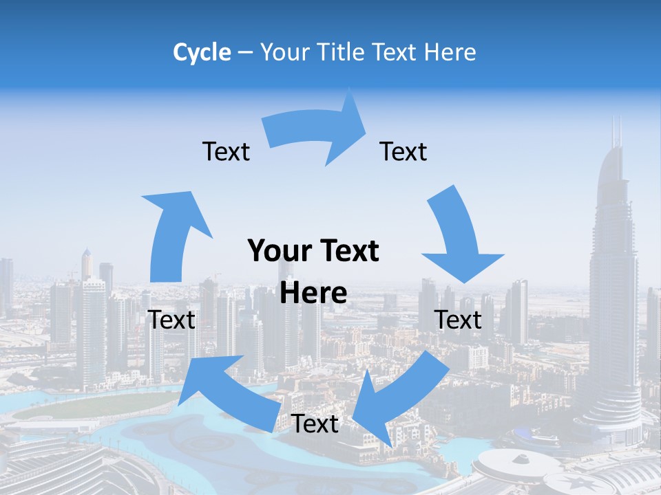 Structure Arabian Building PowerPoint Template