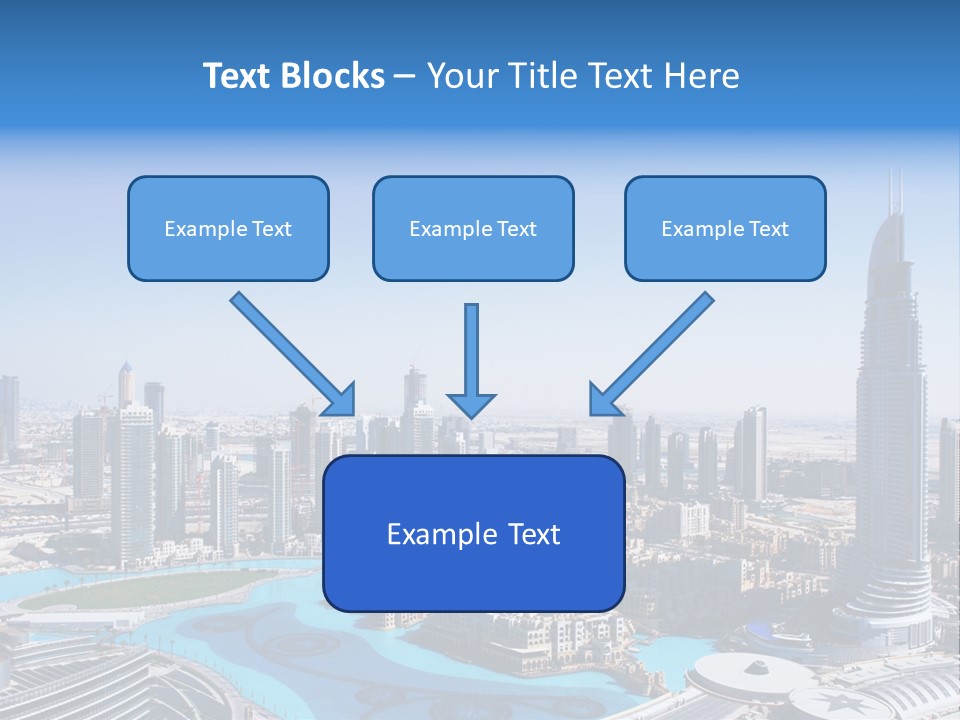 Structure Arabian Building PowerPoint Template