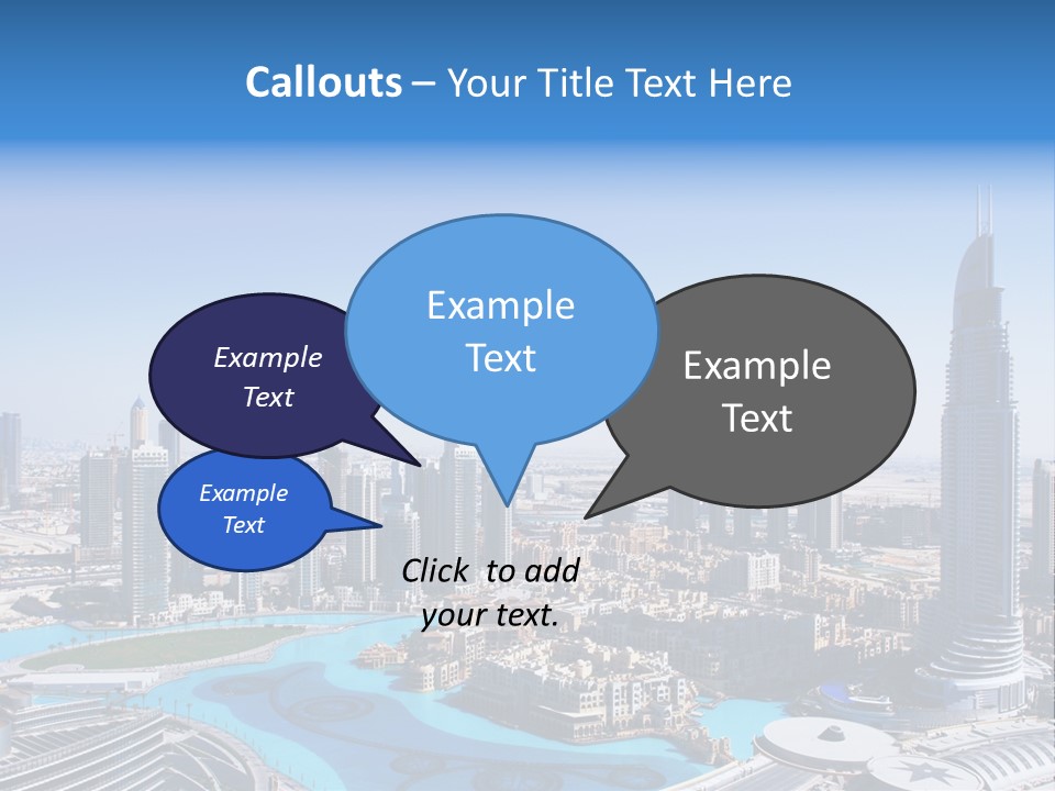 Structure Arabian Building PowerPoint Template