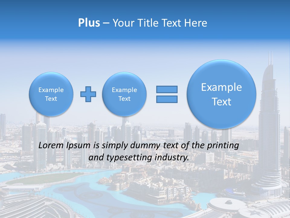 Structure Arabian Building PowerPoint Template