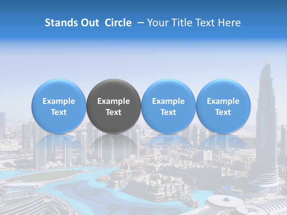 Structure Arabian Building PowerPoint Template