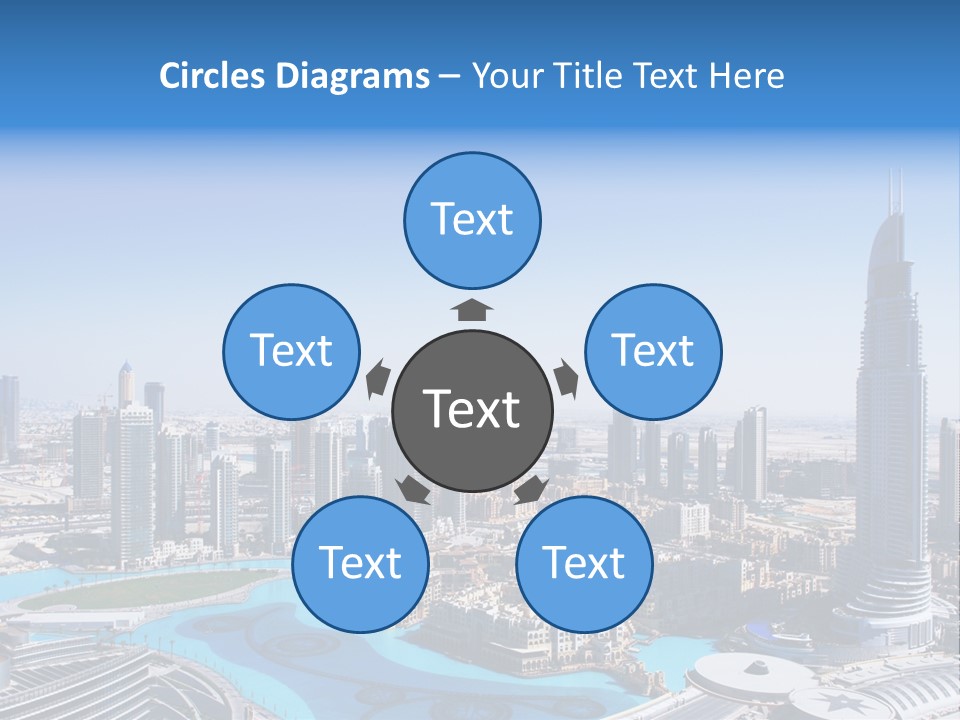 Structure Arabian Building PowerPoint Template