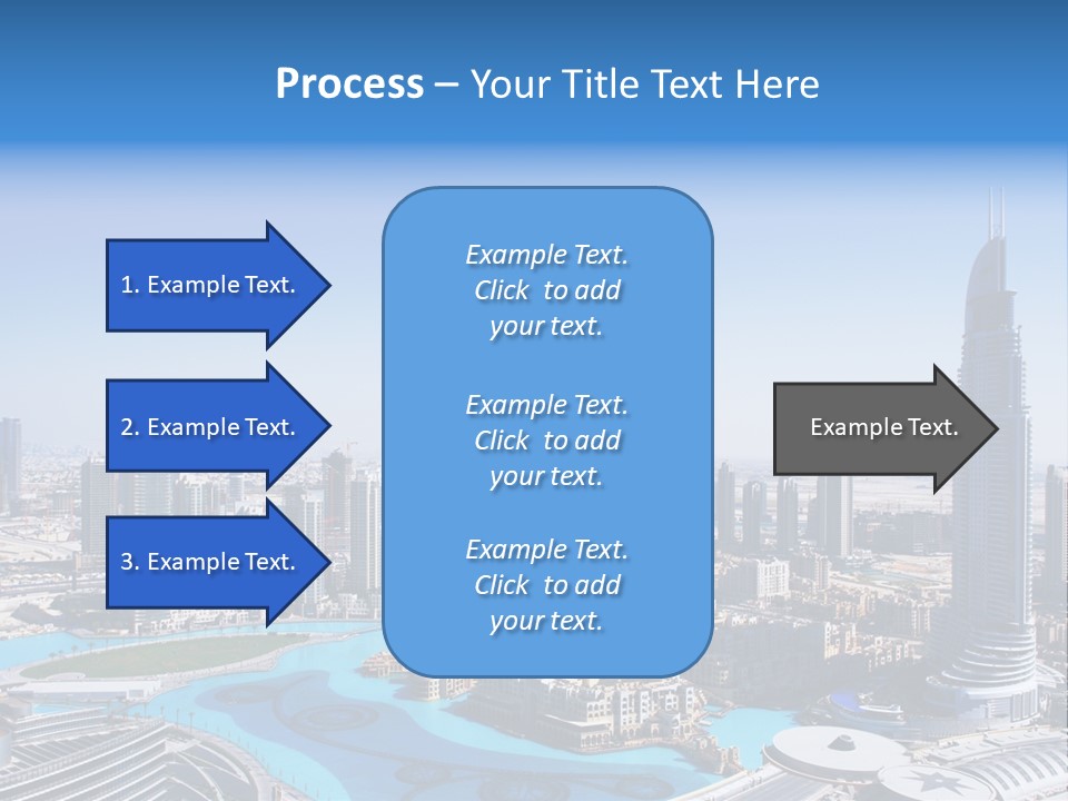Structure Arabian Building PowerPoint Template