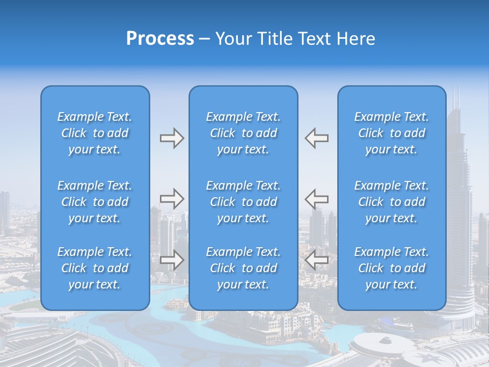 Structure Arabian Building PowerPoint Template