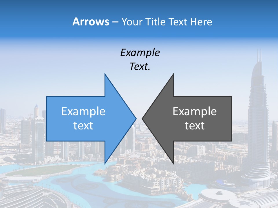 Structure Arabian Building PowerPoint Template
