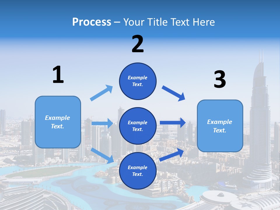 Structure Arabian Building PowerPoint Template