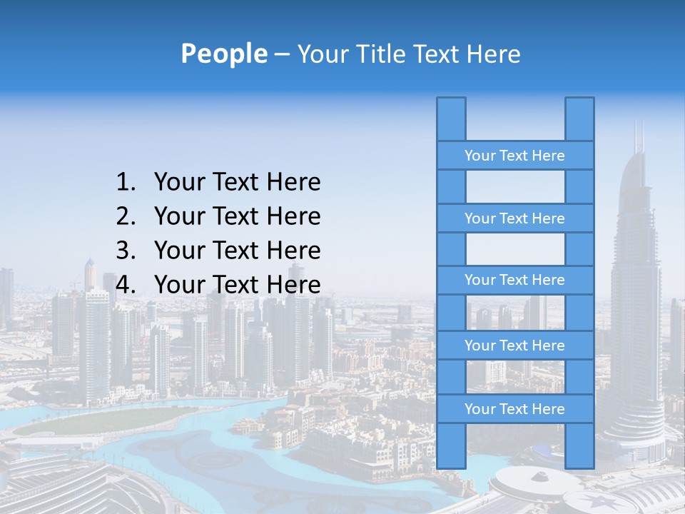 Structure Arabian Building PowerPoint Template