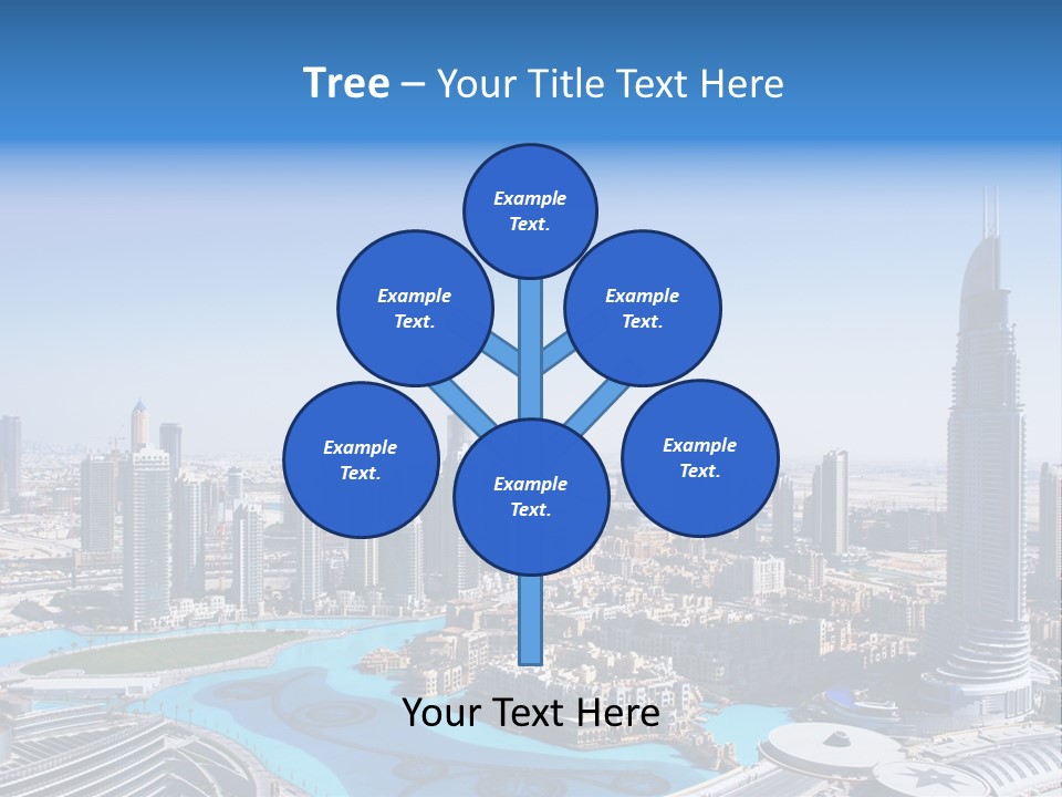 Structure Arabian Building PowerPoint Template