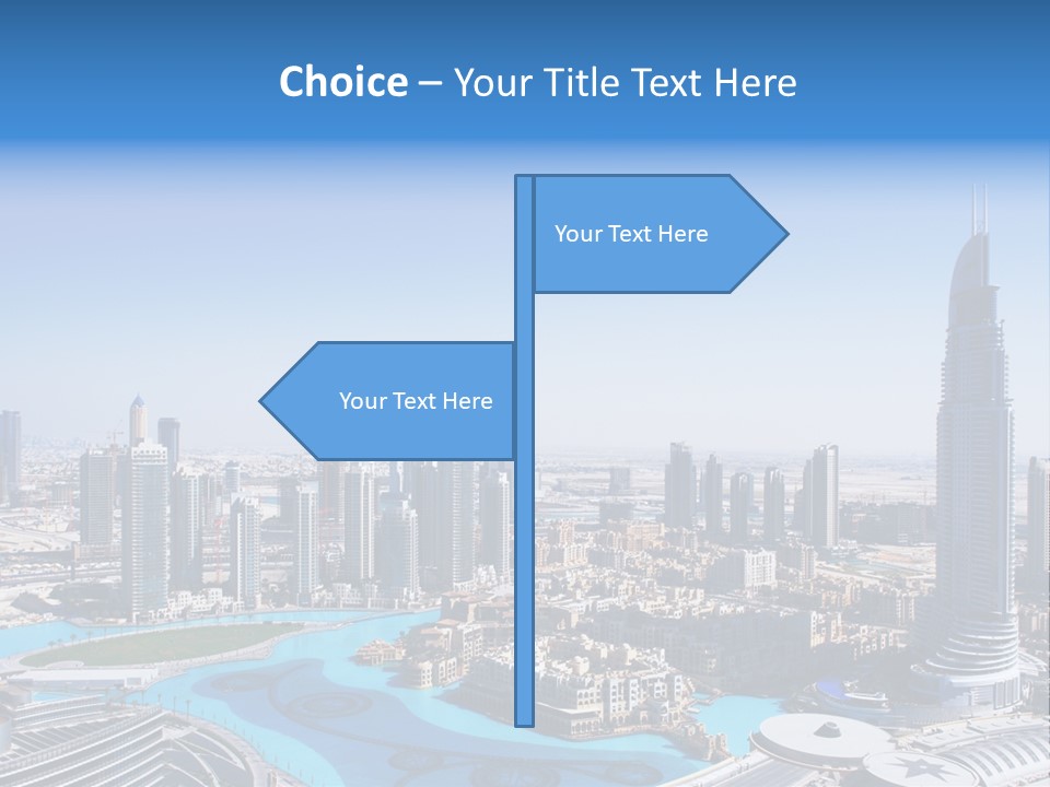 Structure Arabian Building PowerPoint Template