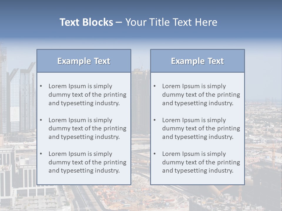 Structure Modern Residential PowerPoint Template