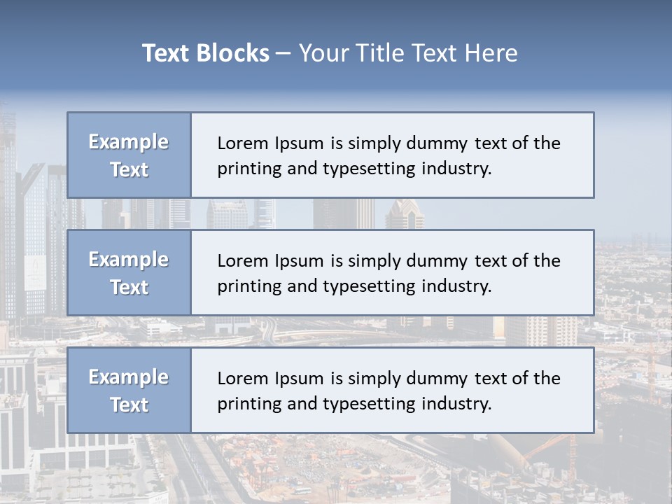 Structure Modern Residential PowerPoint Template