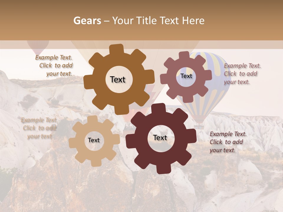 Nobody Cappadocia People PowerPoint Template