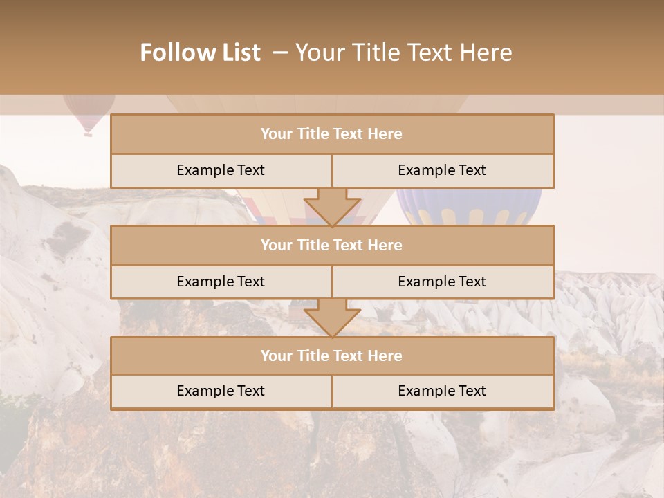 Nobody Cappadocia People PowerPoint Template