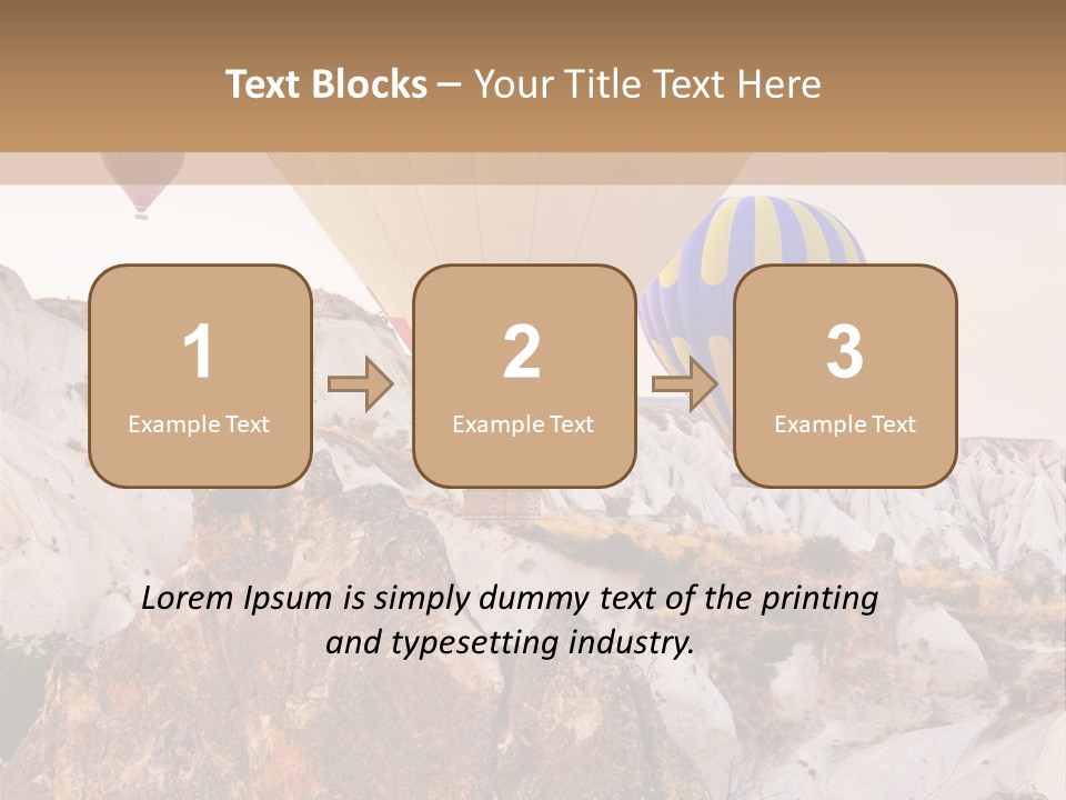 Nobody Cappadocia People PowerPoint Template