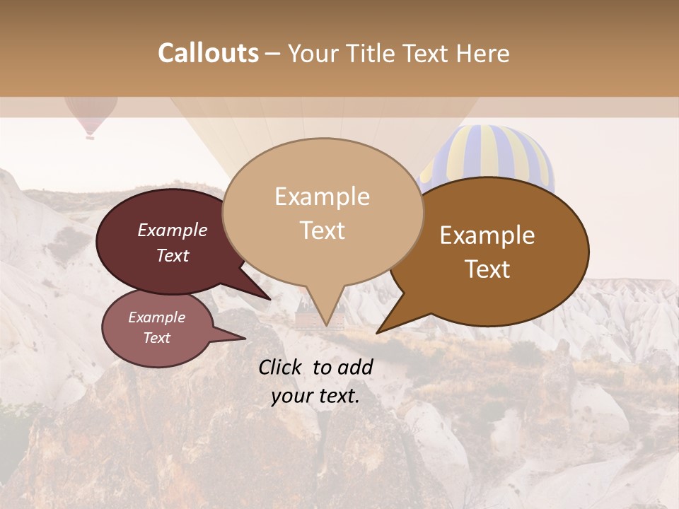 Nobody Cappadocia People PowerPoint Template