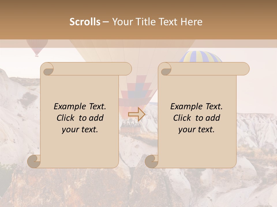 Nobody Cappadocia People PowerPoint Template