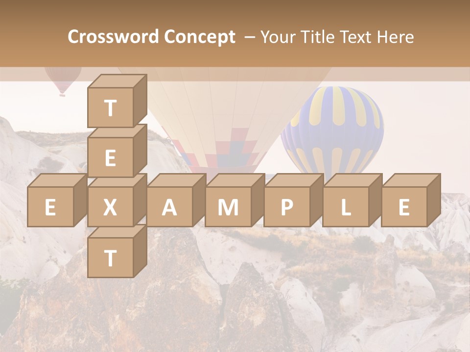 Nobody Cappadocia People PowerPoint Template