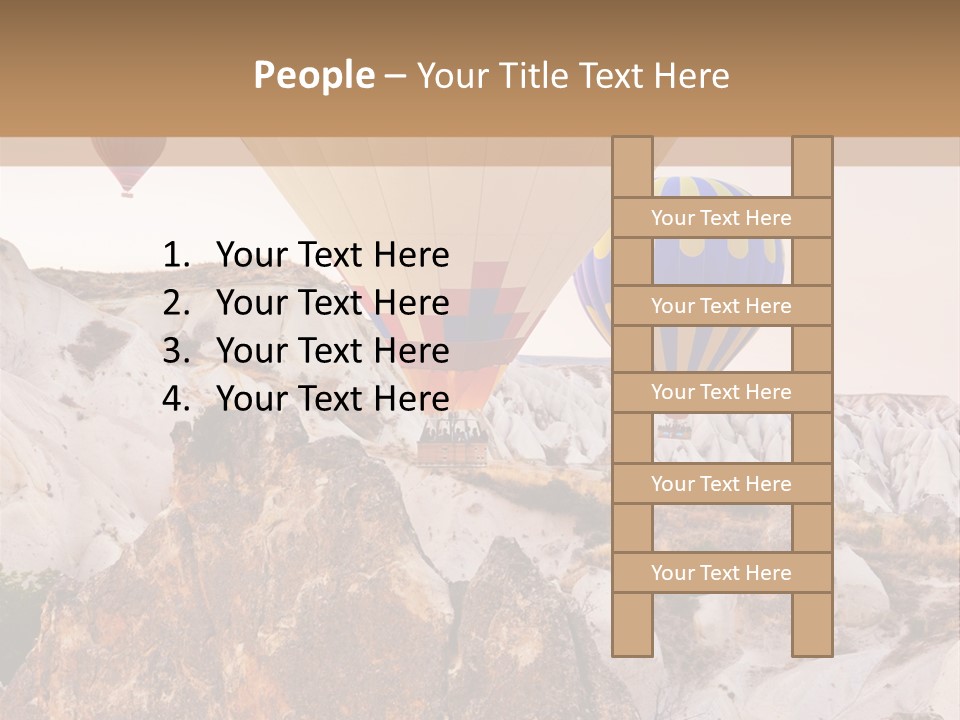 Nobody Cappadocia People PowerPoint Template
