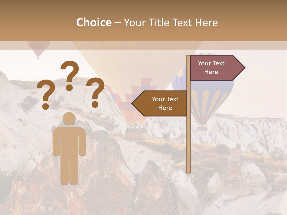 Nobody Cappadocia People PowerPoint Template