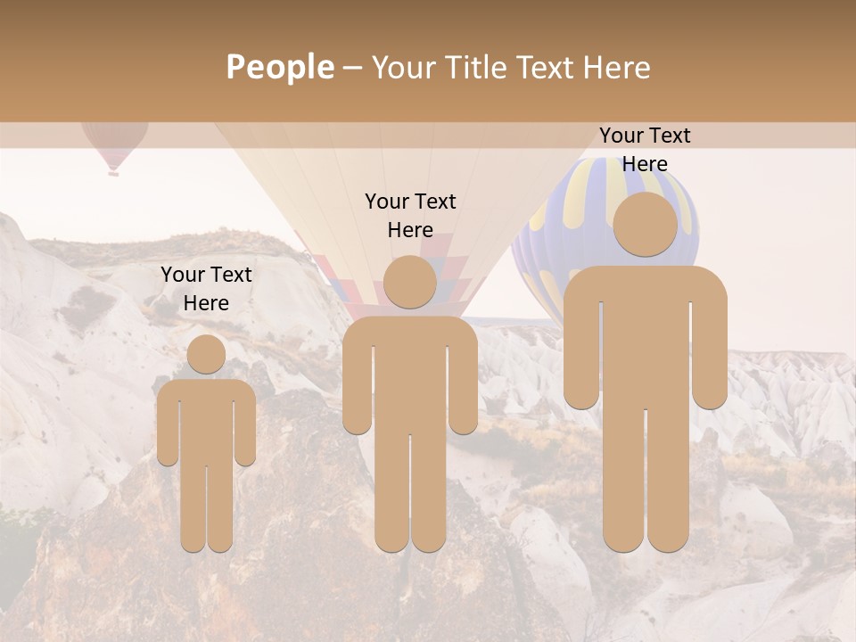 Nobody Cappadocia People PowerPoint Template