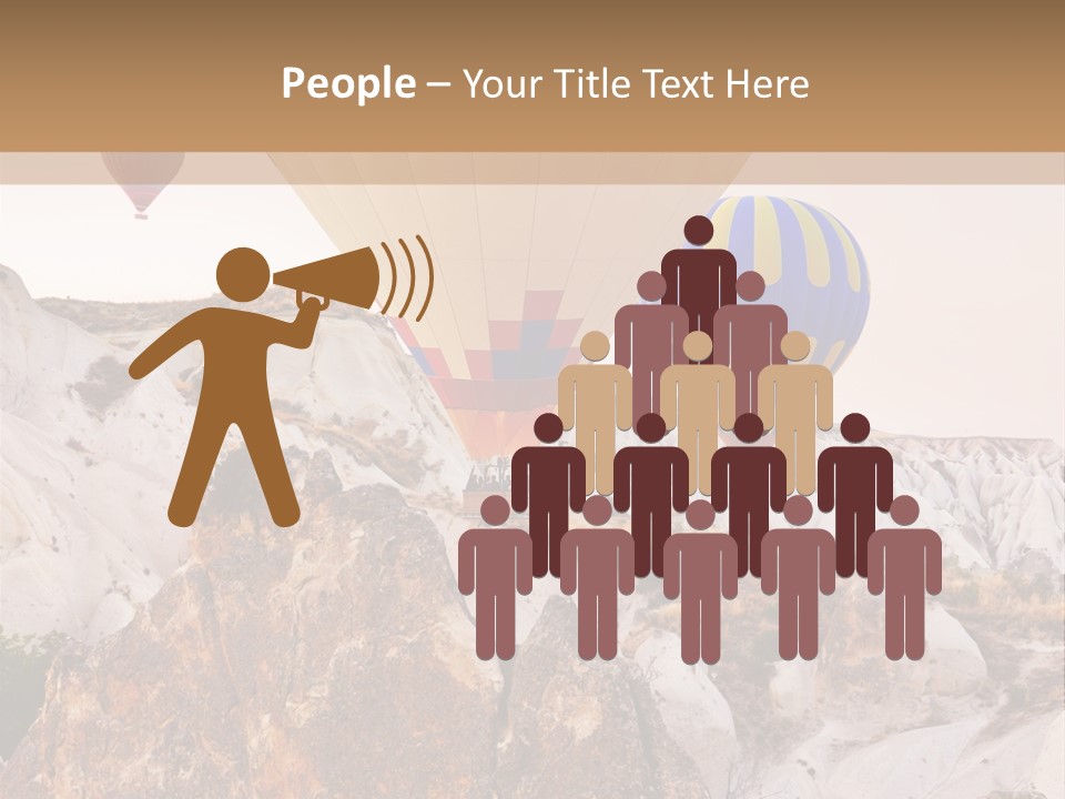Nobody Cappadocia People PowerPoint Template