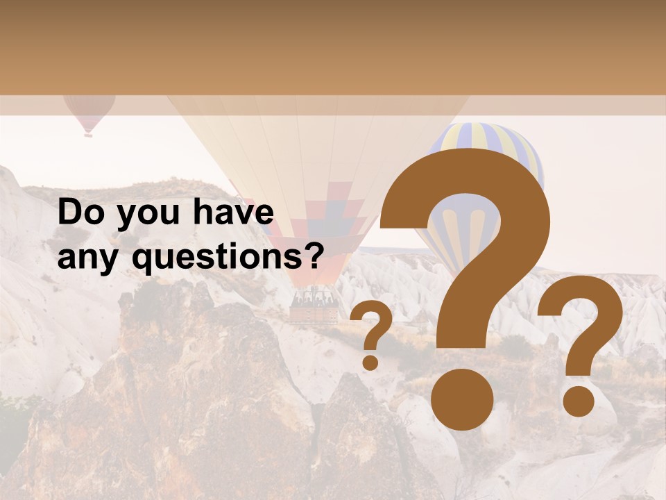 Nobody Cappadocia People PowerPoint Template