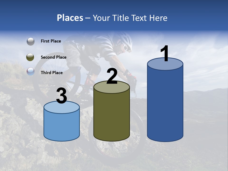 Athlete Exercise Fast PowerPoint Template