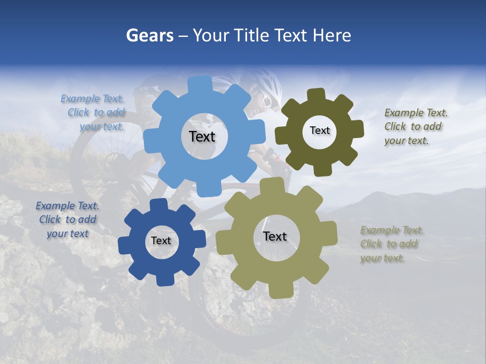 Athlete Exercise Fast PowerPoint Template