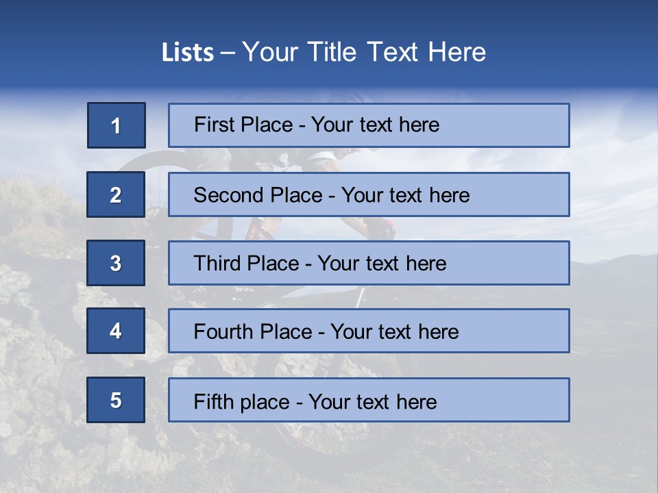 Athlete Exercise Fast PowerPoint Template