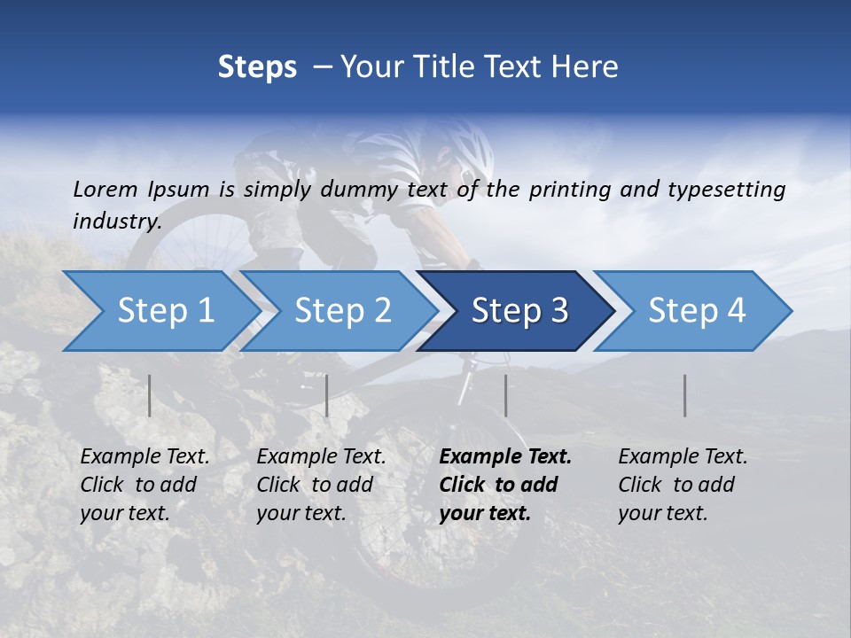 Athlete Exercise Fast PowerPoint Template