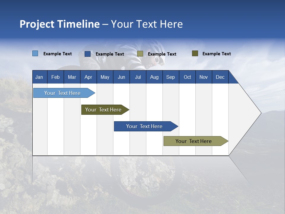 Athlete Exercise Fast PowerPoint Template
