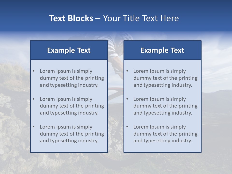 Athlete Exercise Fast PowerPoint Template