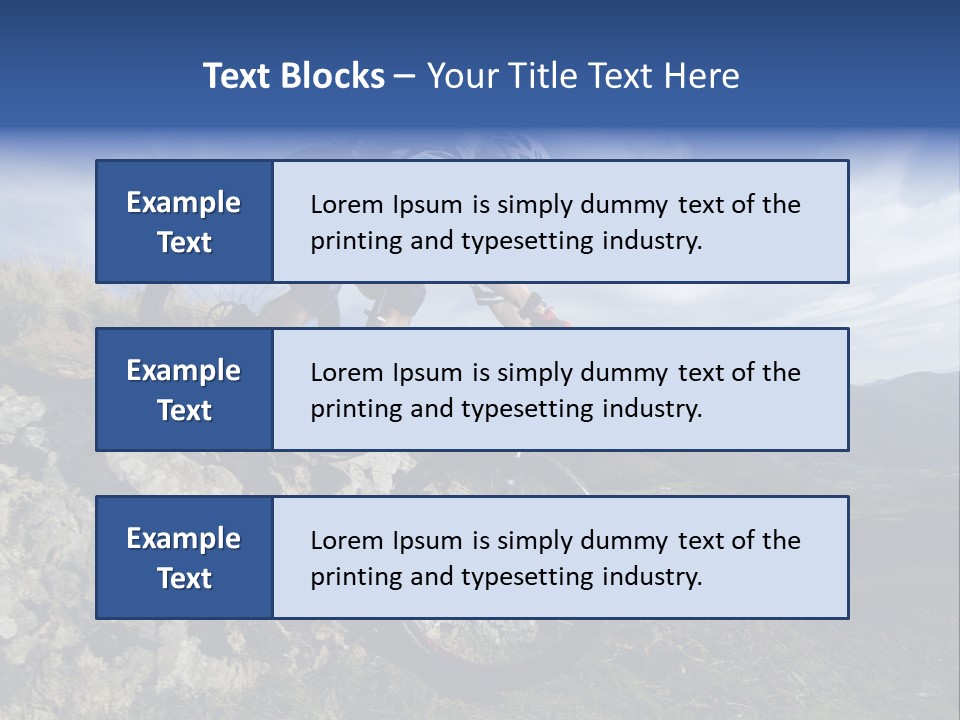 Athlete Exercise Fast PowerPoint Template