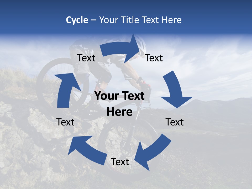 Athlete Exercise Fast PowerPoint Template