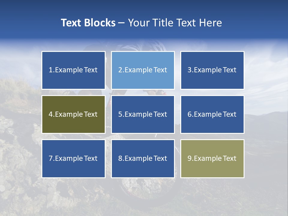 Athlete Exercise Fast PowerPoint Template