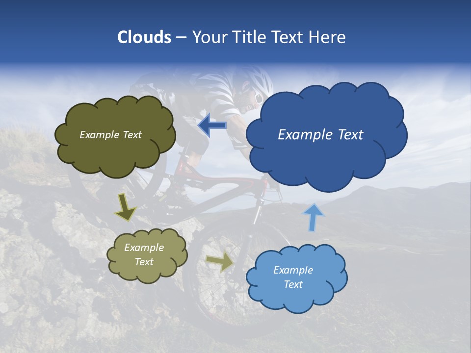 Athlete Exercise Fast PowerPoint Template