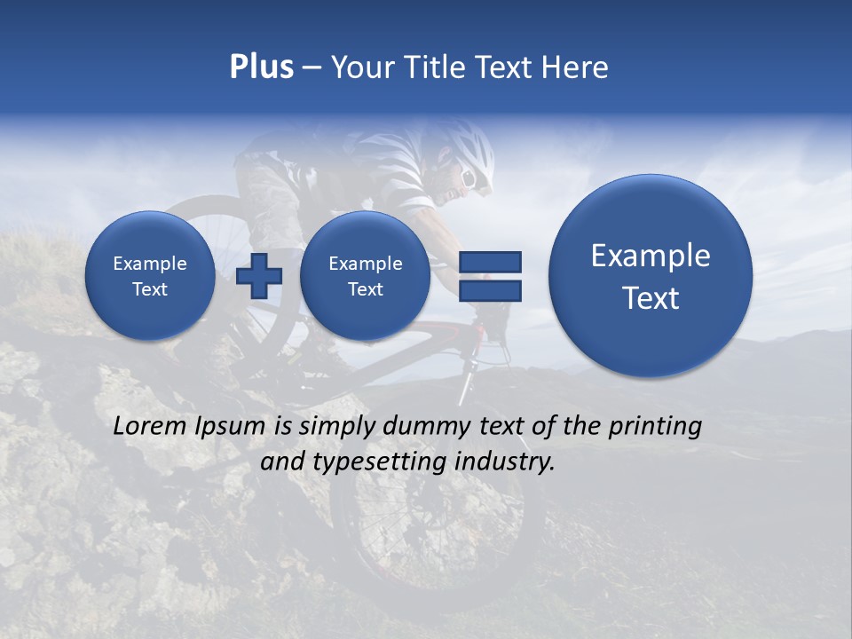 Athlete Exercise Fast PowerPoint Template
