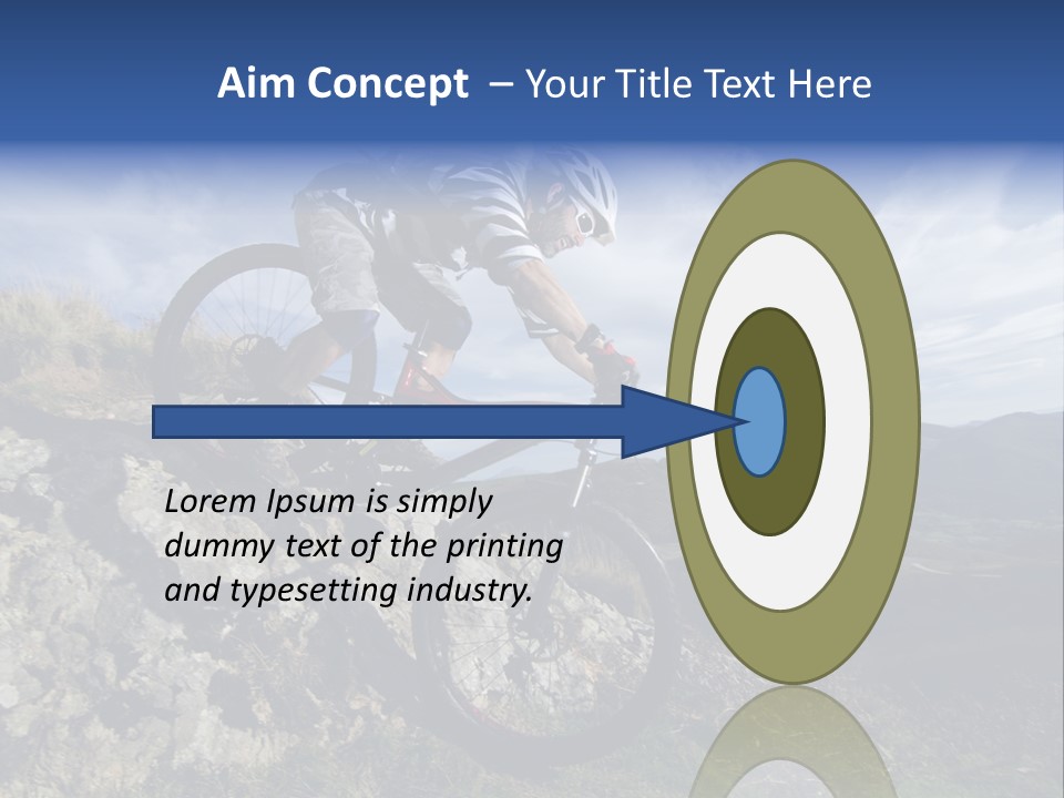 Athlete Exercise Fast PowerPoint Template