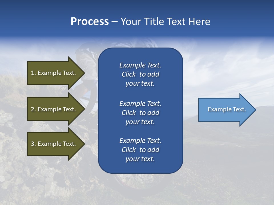 Athlete Exercise Fast PowerPoint Template