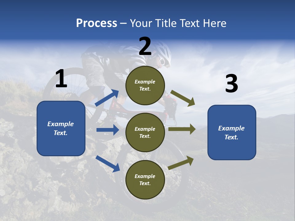 Athlete Exercise Fast PowerPoint Template