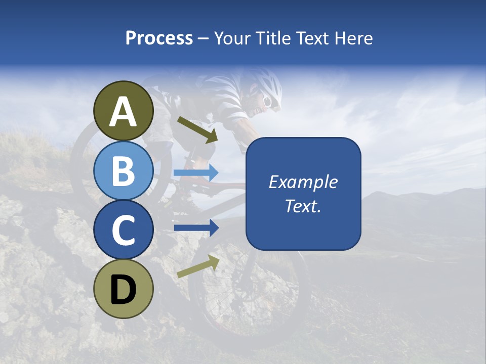 Athlete Exercise Fast PowerPoint Template