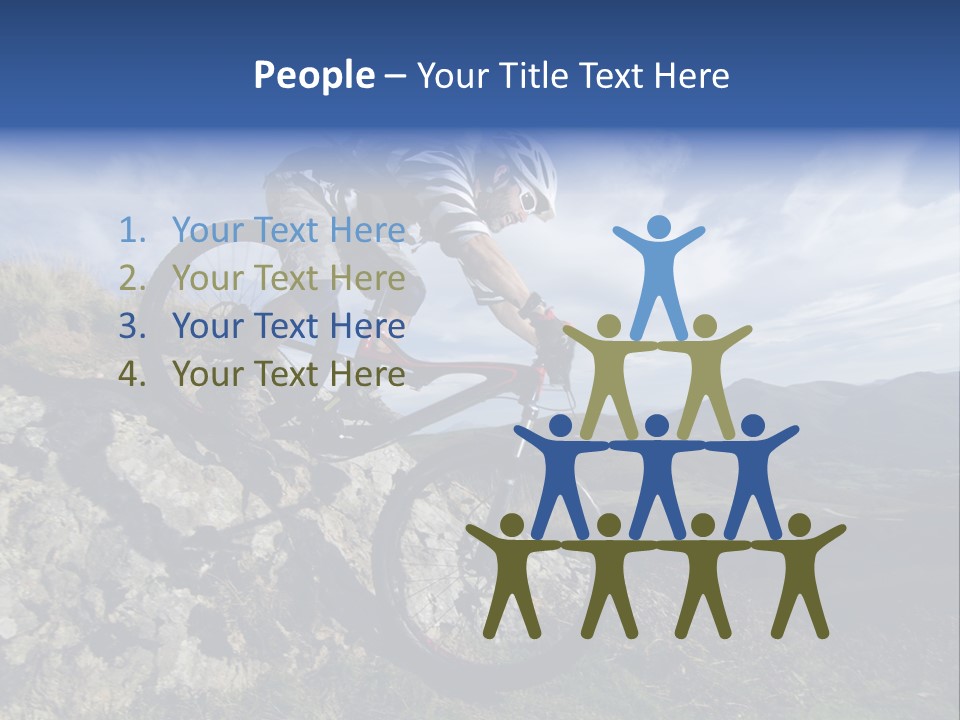 Athlete Exercise Fast PowerPoint Template