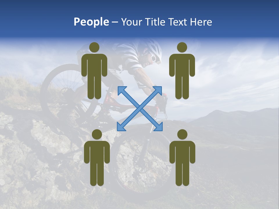 Athlete Exercise Fast PowerPoint Template