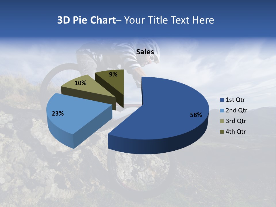 Athlete Exercise Fast PowerPoint Template