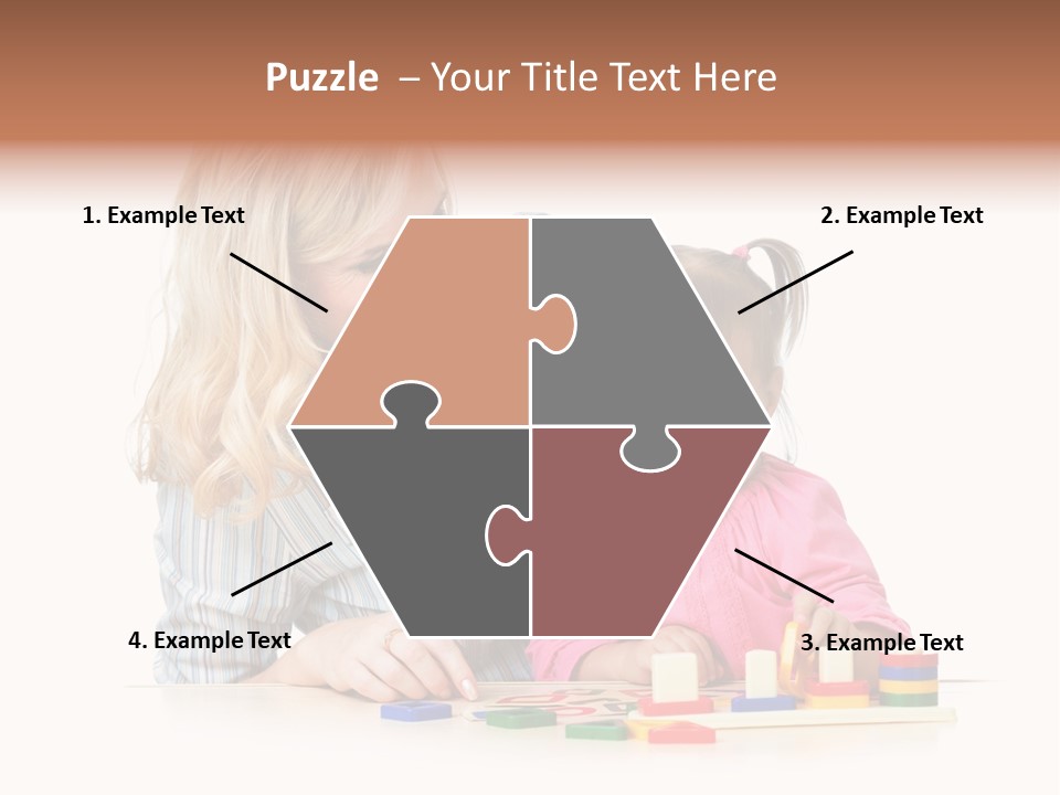 Kid Studio Shot Child PowerPoint Template