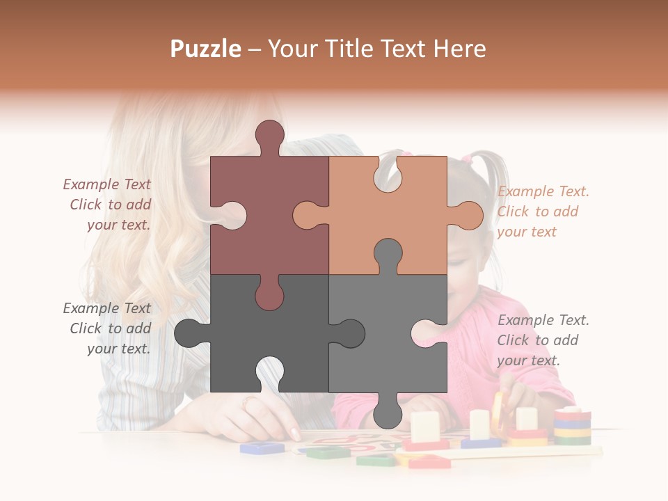 Kid Studio Shot Child PowerPoint Template